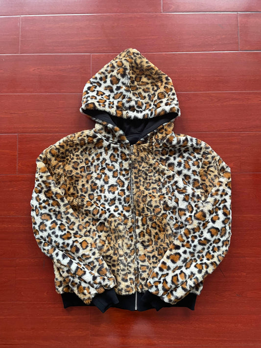 Âme Reversible Leopard Faux Fur Hoodie