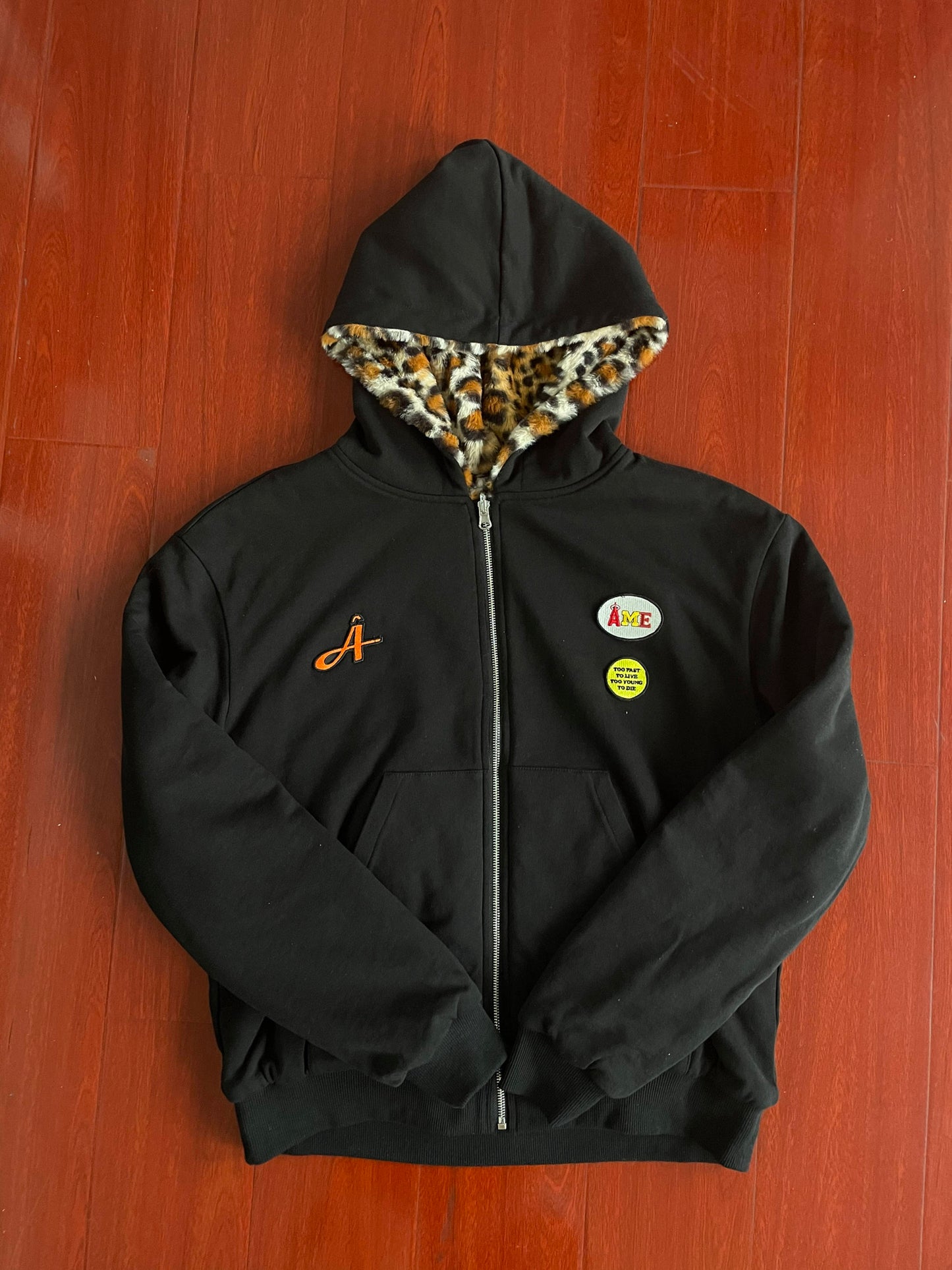 Âme Reversible Leopard Faux Fur Hoodie